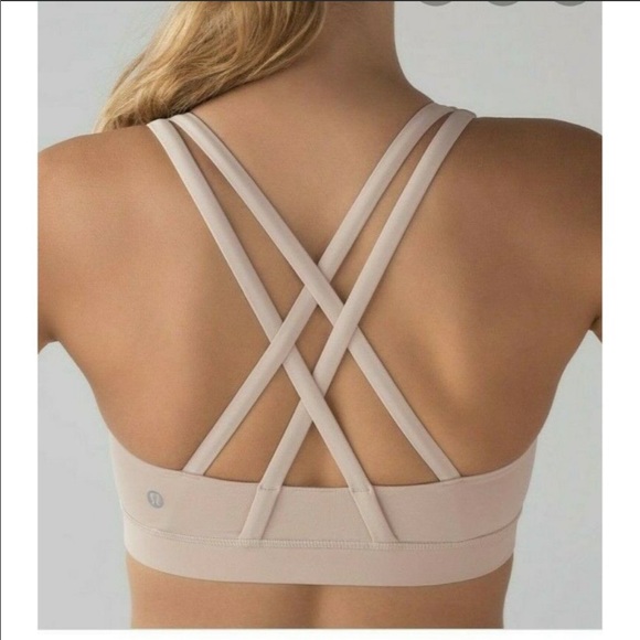 lululemon athletica Other - Lululemon Energy Sports Bra Nude Size 4 Yoga